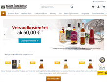 Tablet Screenshot of koelnerrumkontor.de